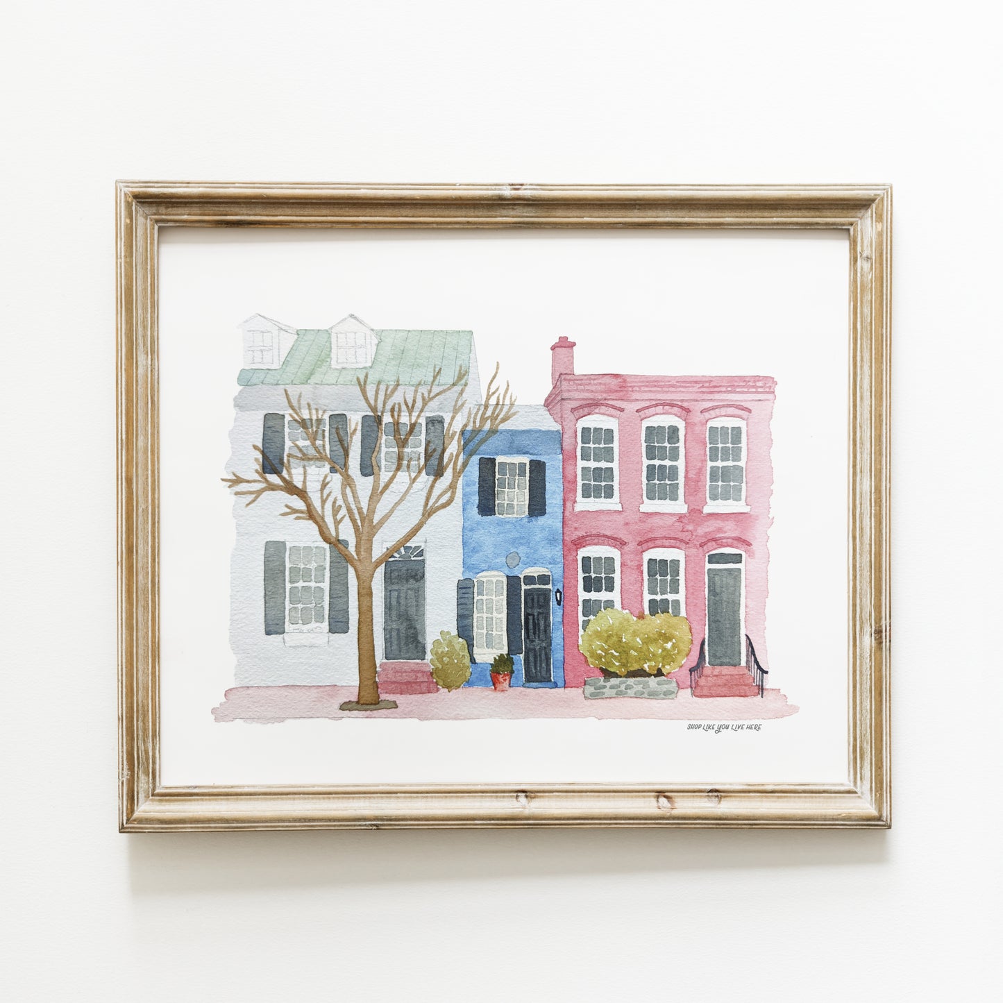 Old Town Alexandria VA Art Print 8x10 | Northern Virginia