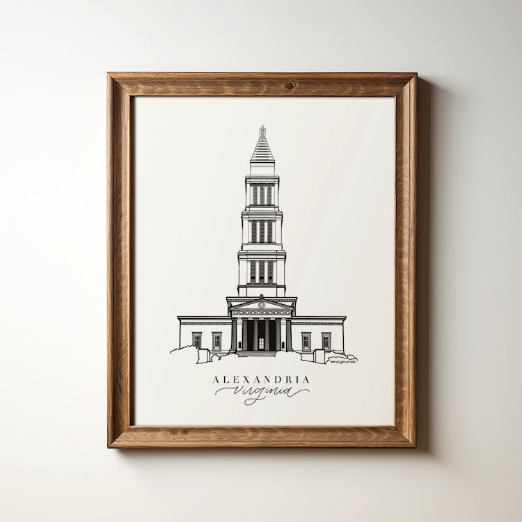 Alexandria VA Art Print | Northern Virginia Made Products