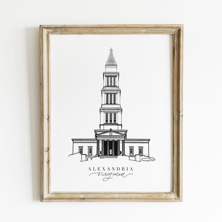 Alexandria VA Art Print | Northern Virginia Made Products