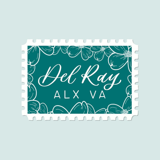 Del Ray ALX Town Stickers | Alexandria Virginia Sticker
