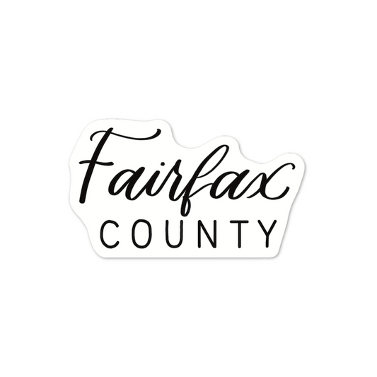 Fairfax County Virginia Town Stickers | Virginia Stickers