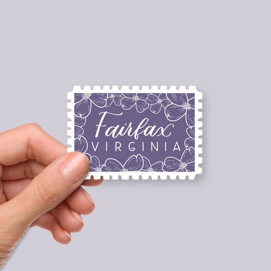 Fairfax VA Stamp Stickers | Northern Virginia Sticker