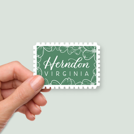 Herndon VA Stamp Stickers | Northern Virginia Sticker