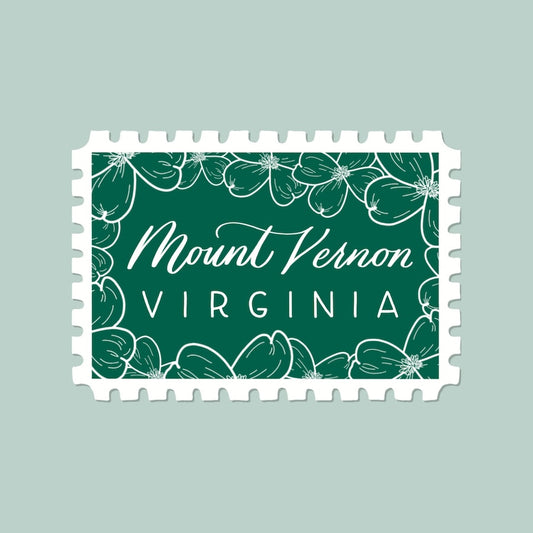 Mount Vernon Alexandria VA Town Stickers | Virginia Sticker