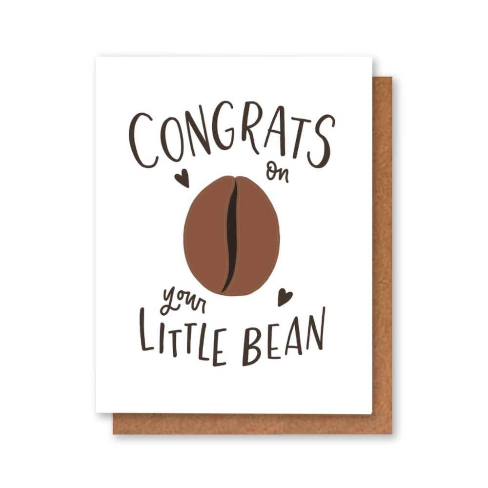 Little Bean New Baby Card | Coffee Cards