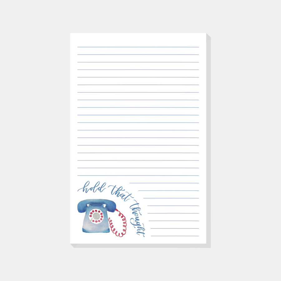 Notepad Hold That Thought
