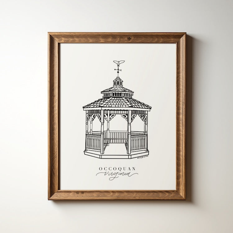 Occoquan Virginia Art Print 8x10 | Northern Virginia Gifts
