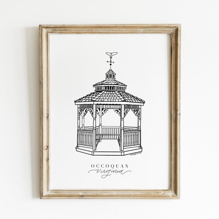 Occoquan Virginia Art Print 8x10 | Northern Virginia Gifts