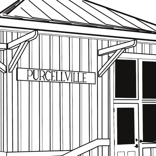 Purcellville Virginia Art Print 8x10 | Loudoun County VA