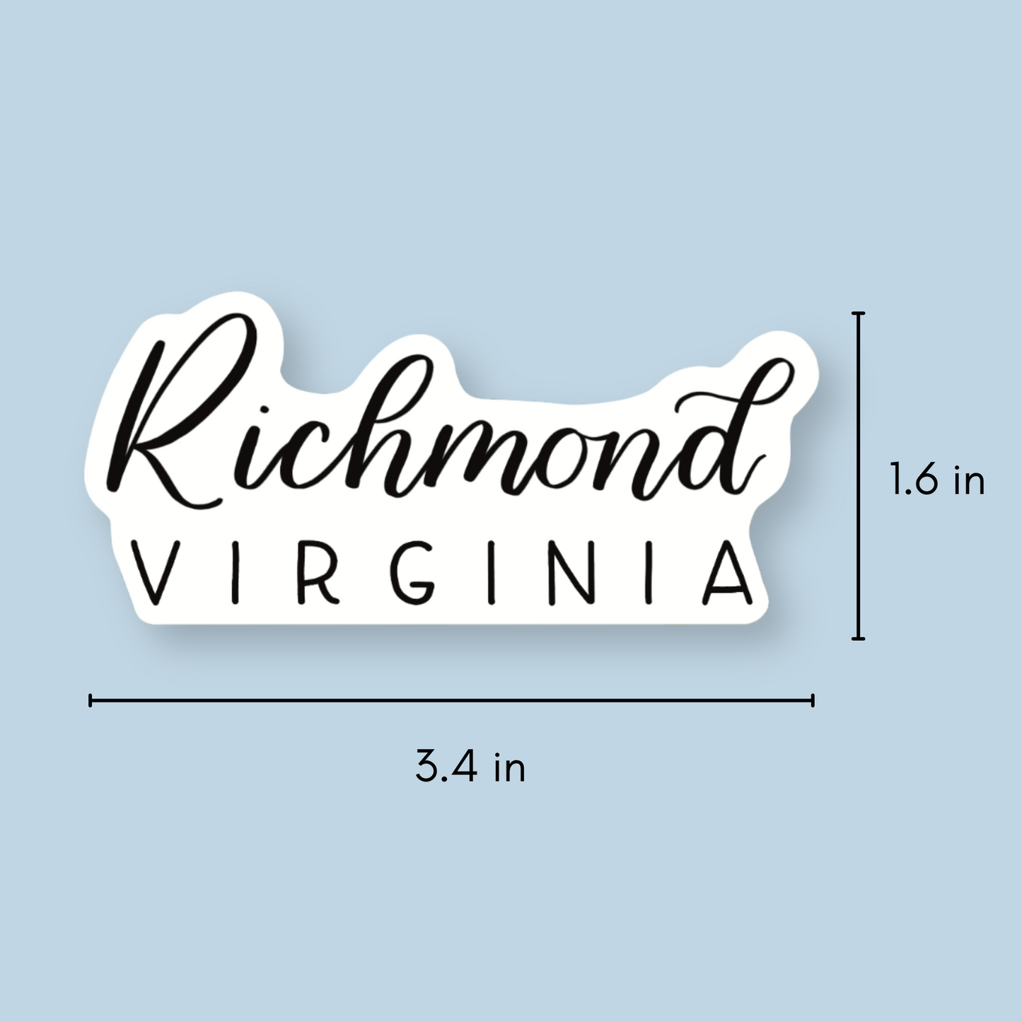 Richmond VA Town Stickers | Richmond Virginia Sticker