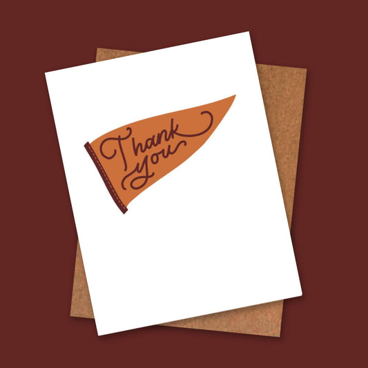 Maroon and Orange Thank You Cards Graduation Box Set