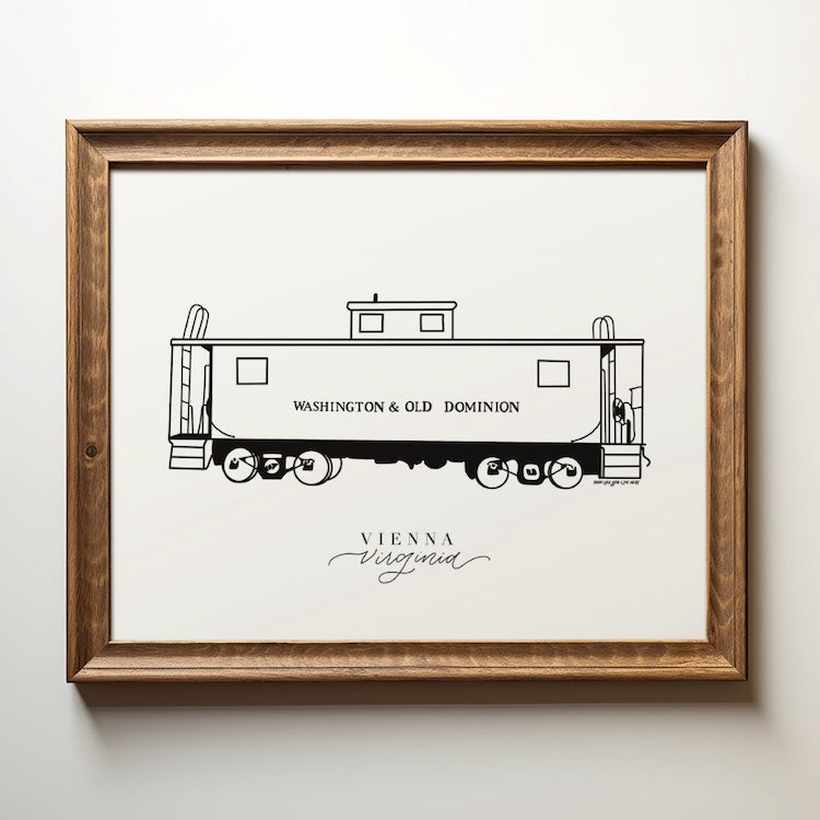 Vienna Virginia Art Print 8x10 | Northern Virginia Gifts