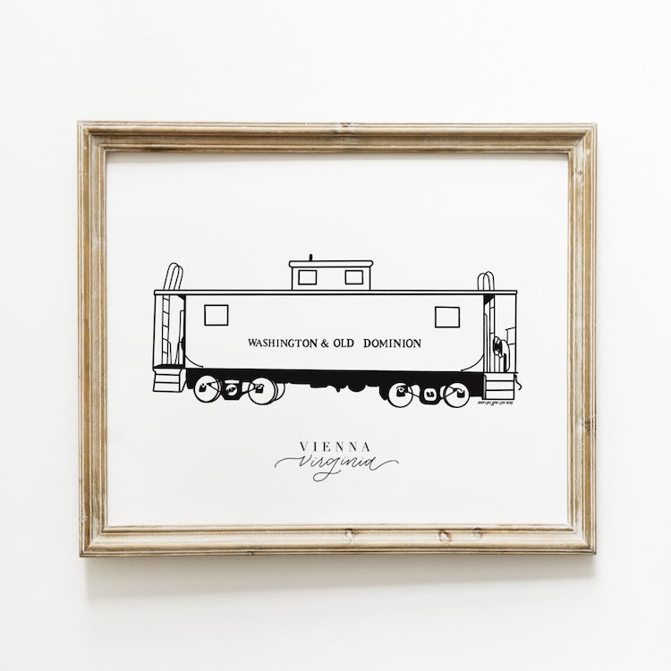 Vienna Virginia Art Print 8x10 | Northern Virginia Gifts