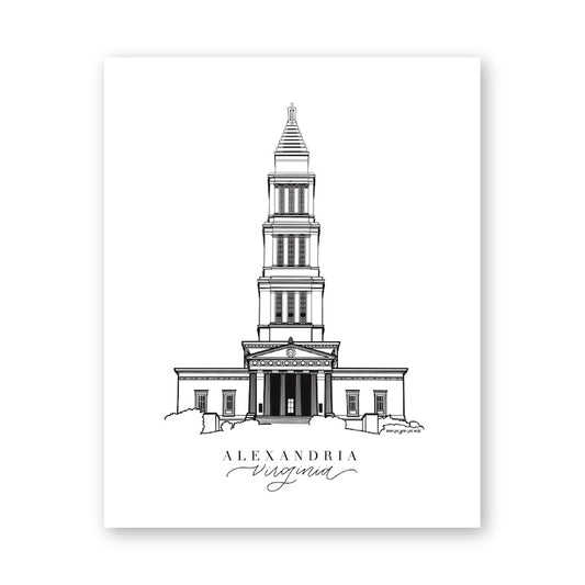 Alexandria VA Art Print | Northern Virginia Made Products