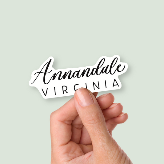 Annandale Virginia Town Stickers | Virginia Sticker