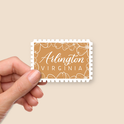 Arlington VA Stamp Stickers | Northern Virginia Sticker