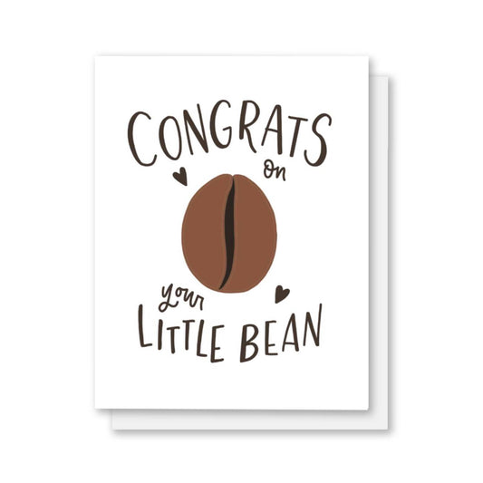 Little Bean New Baby Card | Coffee Cards