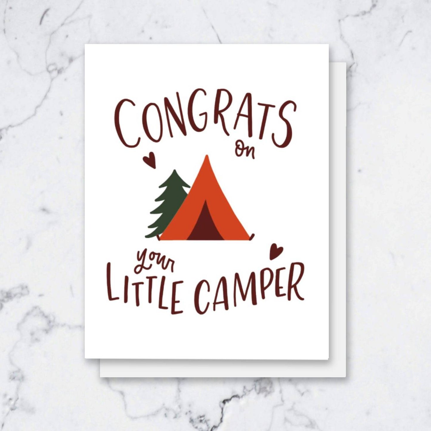 Little Camper New Baby Card | Camping Cards