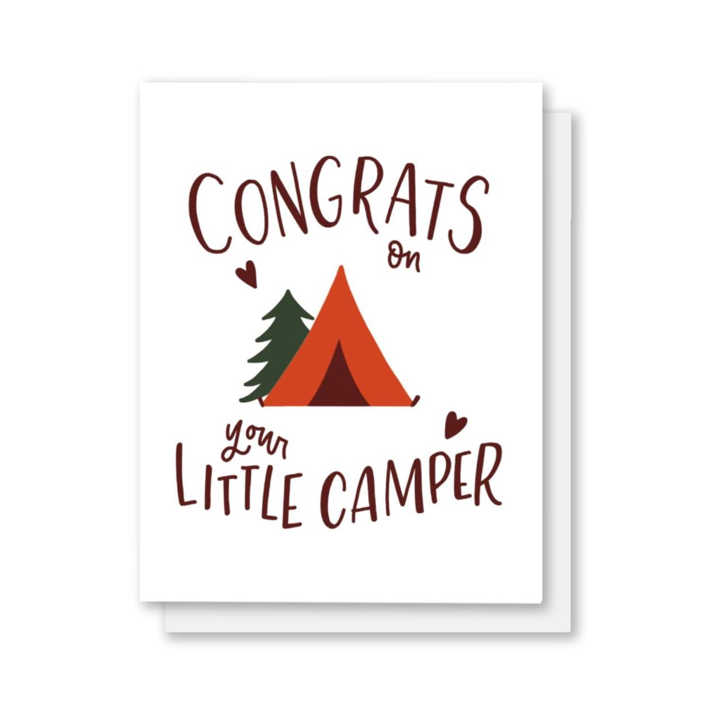 Little Camper New Baby Card | Camping Cards