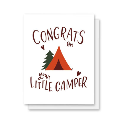 Little Camper New Baby Card | Camping Cards