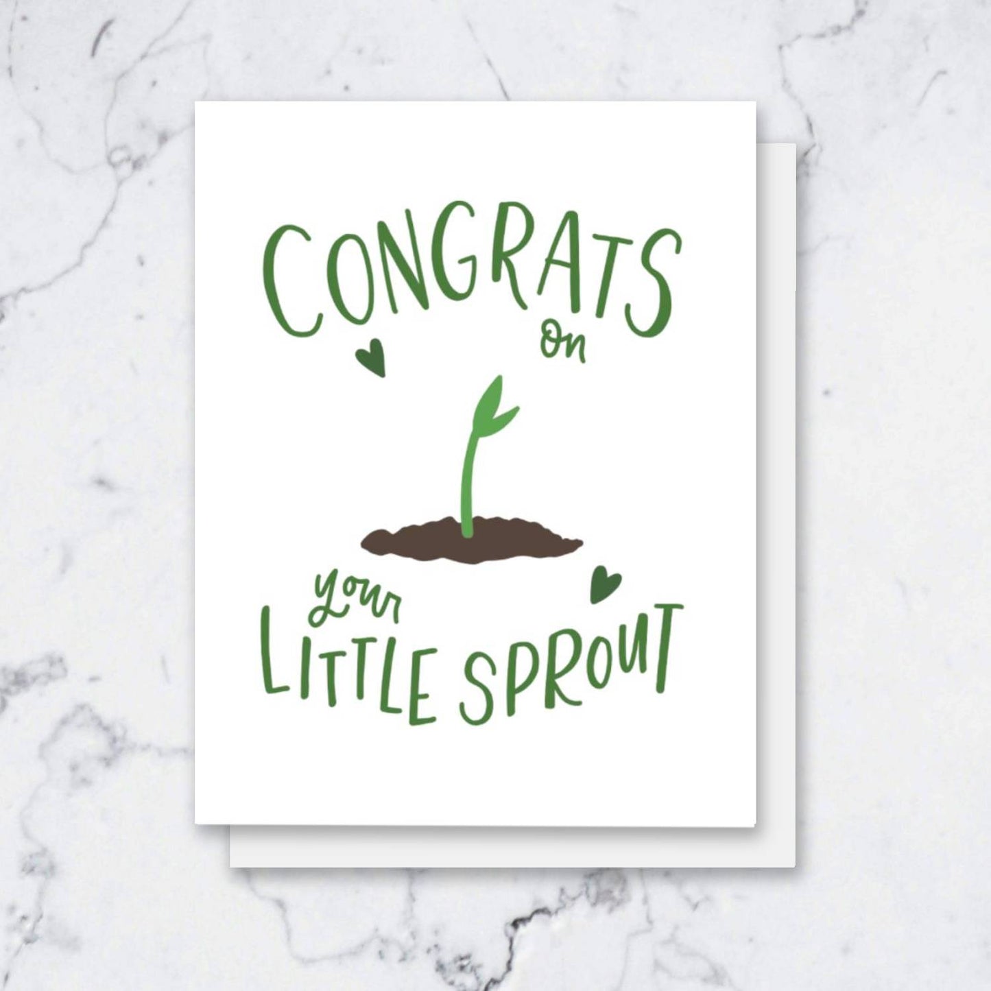 Little Sprout New Baby Card | Gardening Card