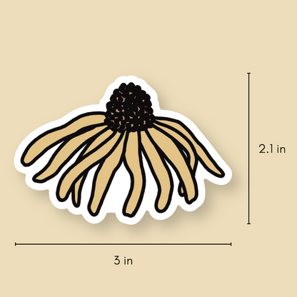 Black-Eyed Susan Flower Sticker | Maryland State Flowers