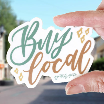 Buy Local Sticker | Shop Local Sticker Vinyl Waterproof