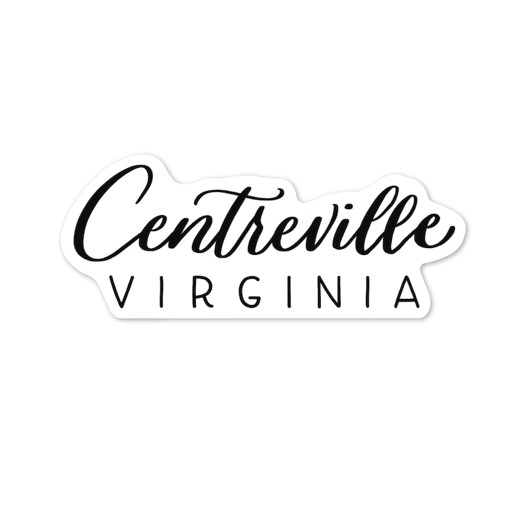Centreville Virginia Town Stickers | Virginia Sticker