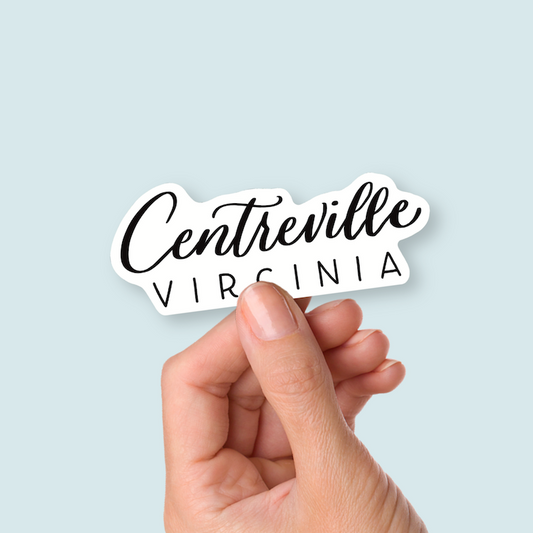 Centreville Virginia Town Stickers | Virginia Sticker
