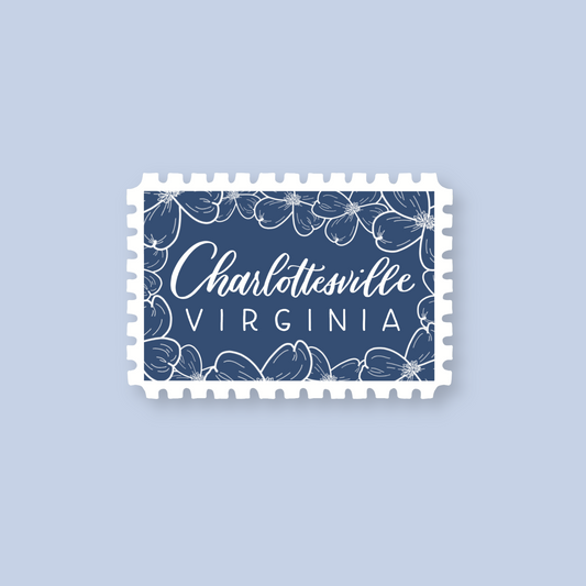 Charlottesville VA Stamp Stickers | Charlottesville Virginia