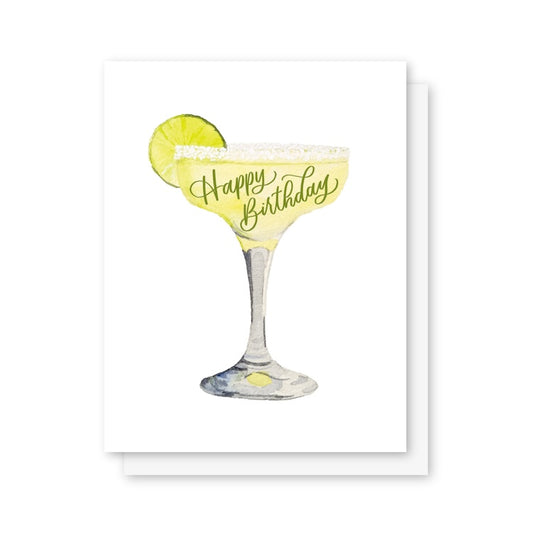 Margarita Cocktail Cards Summer Birthday Card for Her