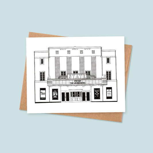 State Theatre Falls Church Virginia Greeting Card | Virginia Made