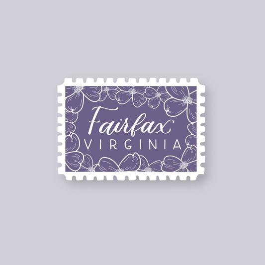 Fairfax VA Stamp Stickers | Northern Virginia Sticker