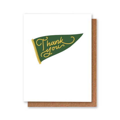 Green and Gold Thank You Cards Graduation Box Set