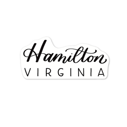 Hamilton Virginia Town Stickers | Virginia Sticker
