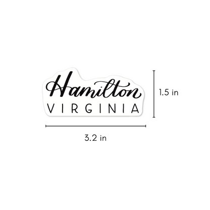 Hamilton Virginia Town Stickers | Virginia Sticker