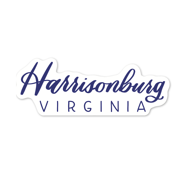 Harrisonburg VA Town Stickers | Harrisonburg Virginia Sticker
