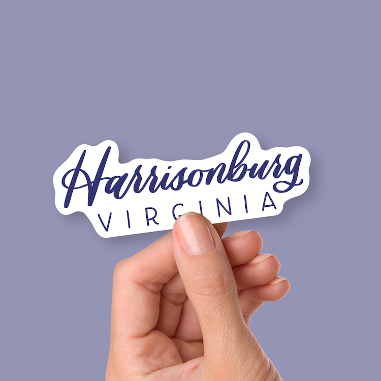 Harrisonburg VA Town Stickers | Harrisonburg Virginia Sticker