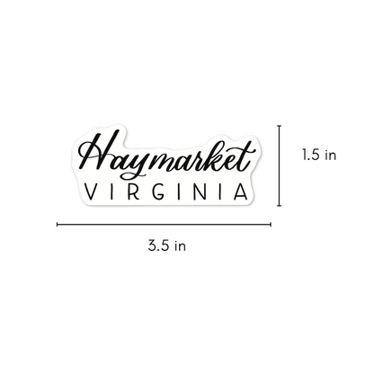 Haymarket Virginia Town Stickers | Virginia Sticker