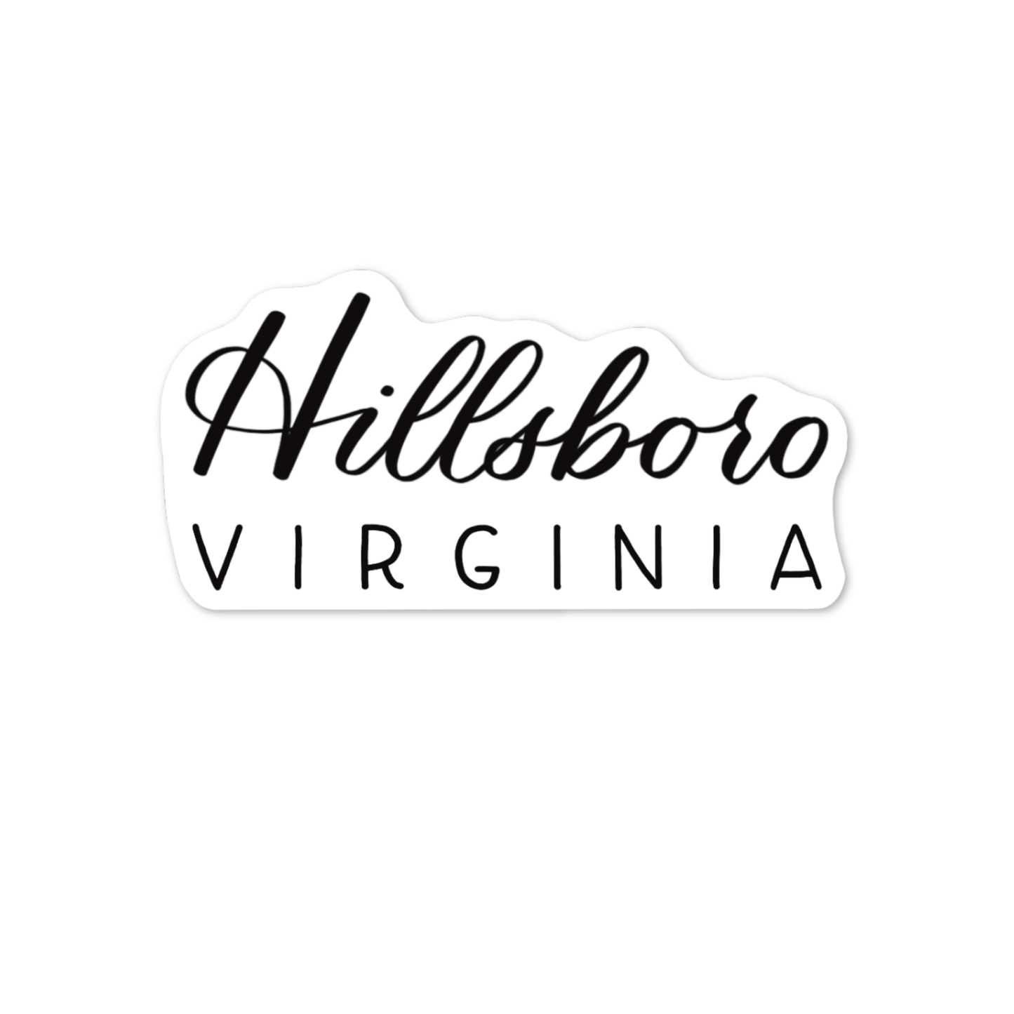 Hillsboro Virginia Town Stickers | Virginia Sticker