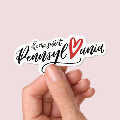 Home Sweet Pennsylvania Stickers, PA Products