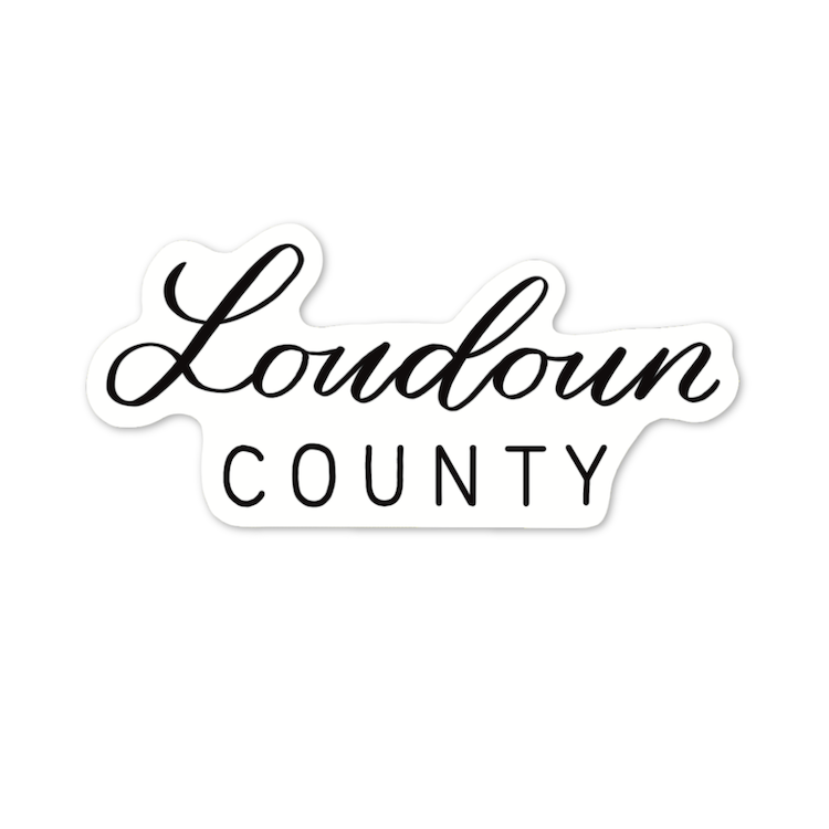 Loudoun County Virginia Town Stickers | Virginia Sticker