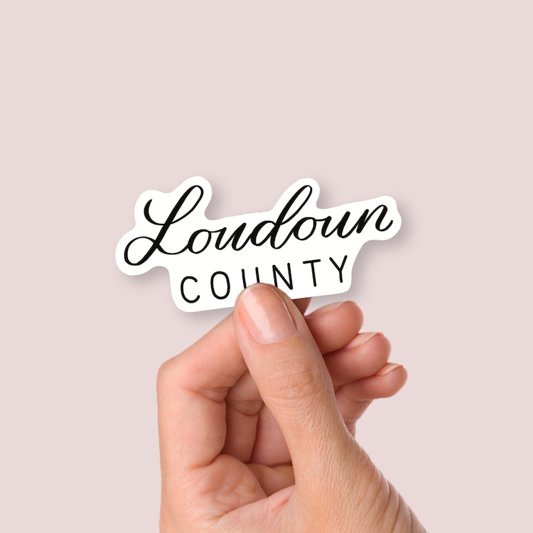 Loudoun County Virginia Town Stickers | Virginia Sticker