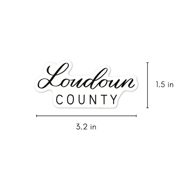 Loudoun County Virginia Town Stickers | Virginia Sticker