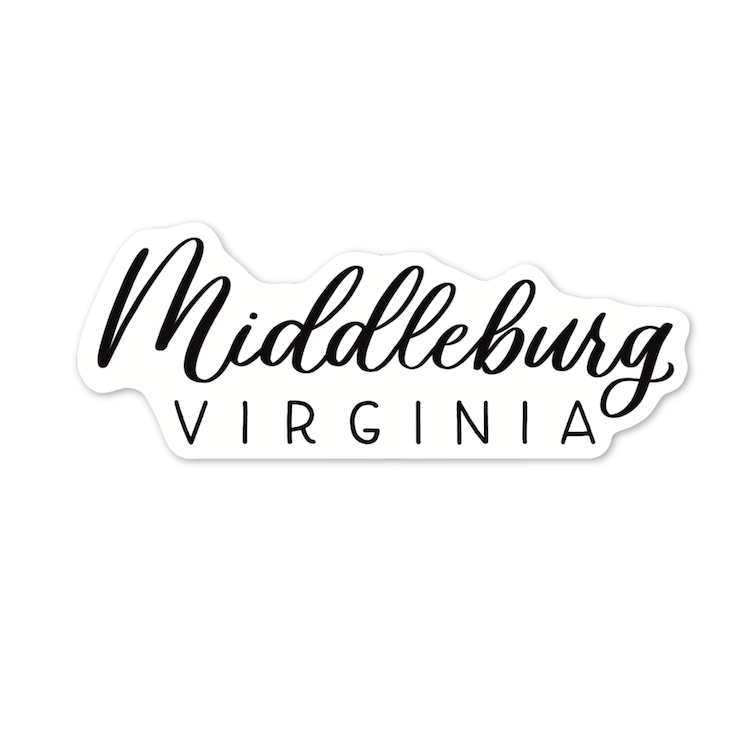 Middleburg Virginia Town Stickers | Virginia Sticker