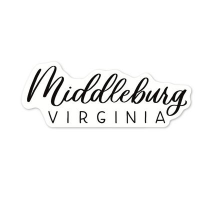 Middleburg Virginia Town Stickers | Virginia Sticker