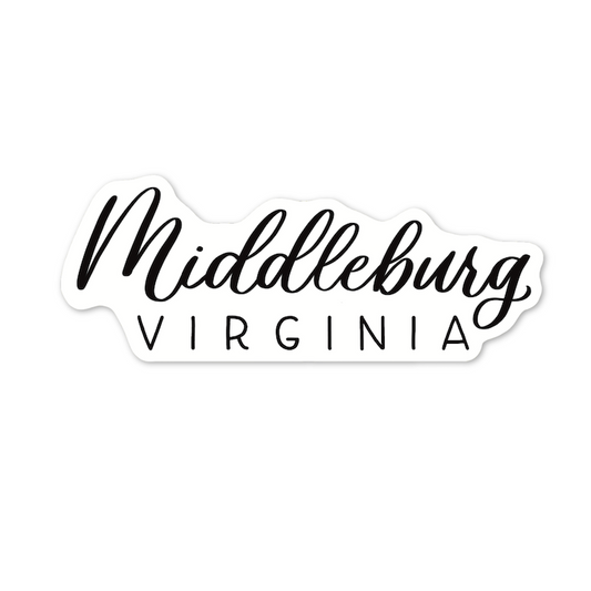 Middleburg Virginia Town Stickers | Virginia Sticker