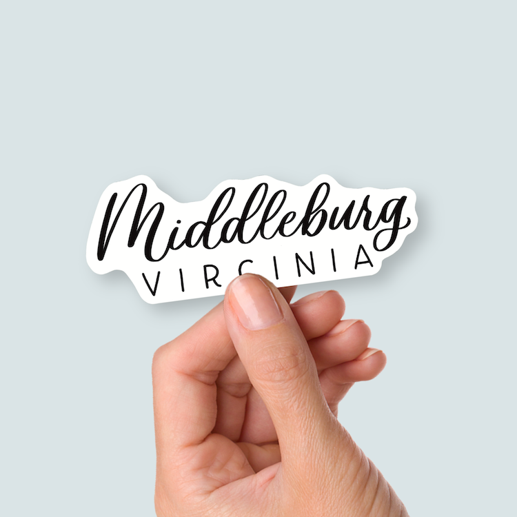 Middleburg Virginia Town Stickers | Virginia Sticker