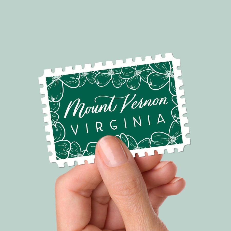Mount Vernon Alexandria VA Town Stickers | Virginia Sticker