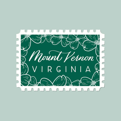 Mount Vernon Alexandria VA Town Stickers | Virginia Sticker